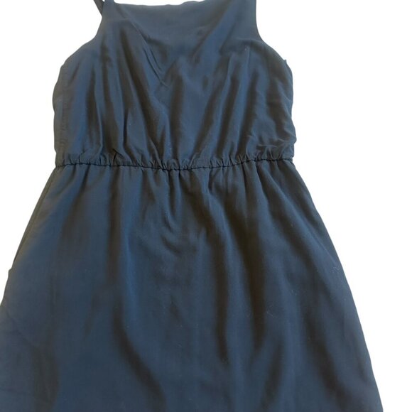 Theory Jaylyn Rove Black Sleeveless Dress A-Line Black Stretch Size 10 Women's - Picture 10 of 12